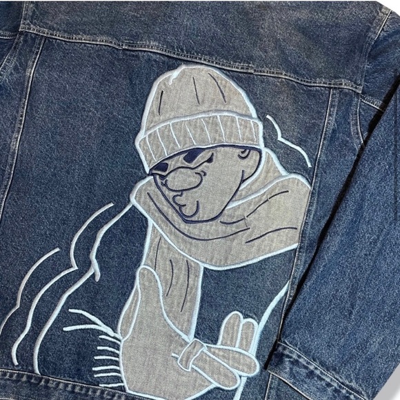 Vintage Y2K South Pole Embroided denim jacket RARE - Picture 5 of 5